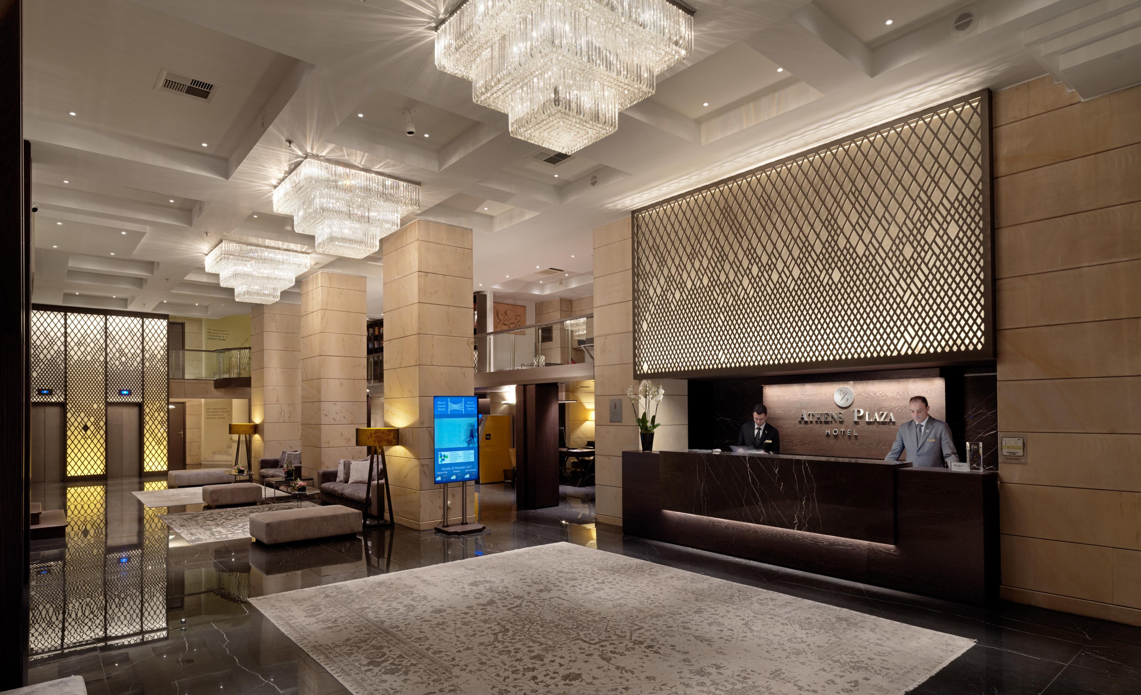 Njv Athens Plaza Hotel Ngoại thất bức ảnh Lobby
